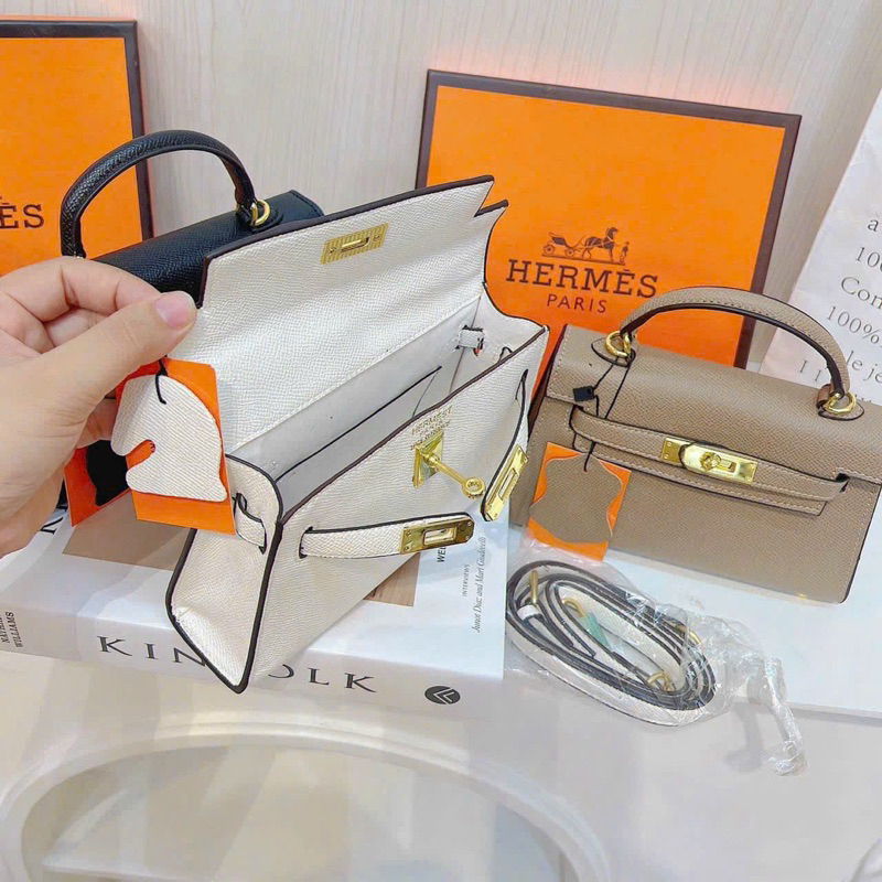 Túi xách nữ kẹp nách đeo chéo đeo vai hm size 19