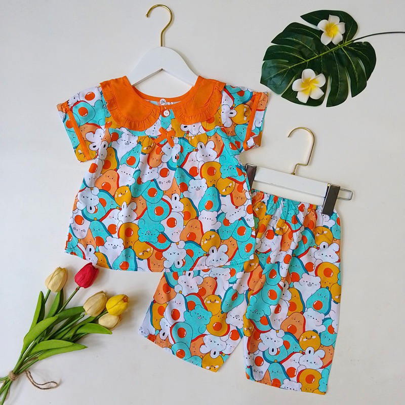 9-32kg Bộ lanh-bộ tole BÉ GÁI Tay Ngắn Quần Lửng