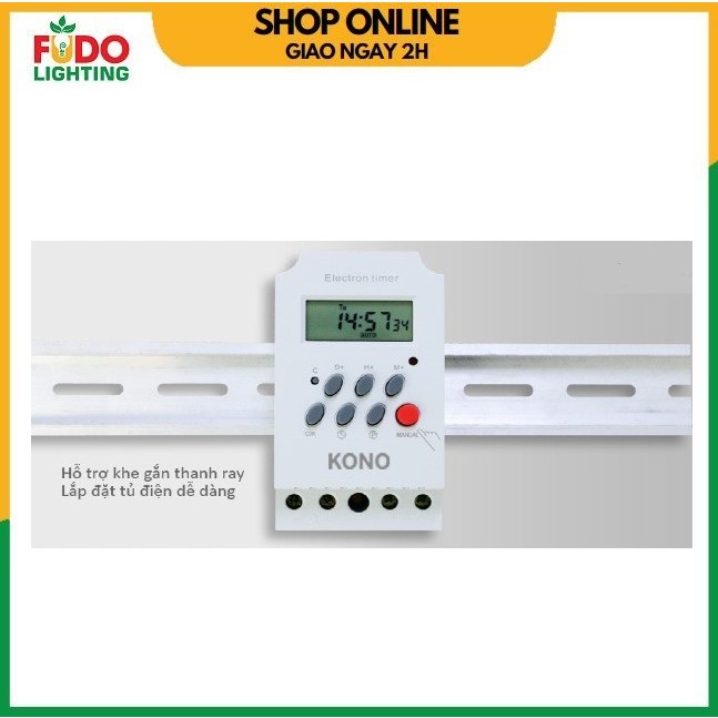 Công tắc hẹn giờ (Timer) KONO ETG-65A Hàng chính hãng