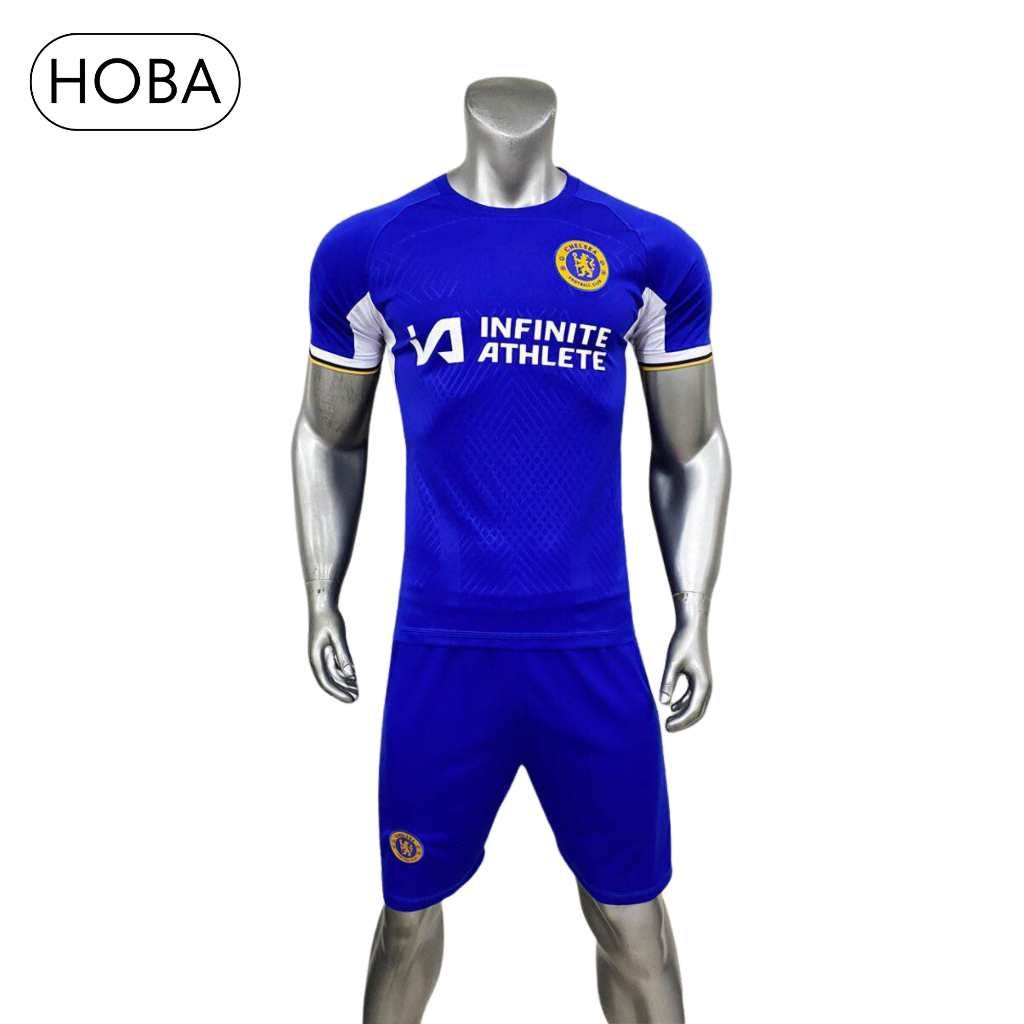 Quần áo bóng đá, đồ đá banh CLB Chelsea xanh bích vải thun lạnh cao cấp