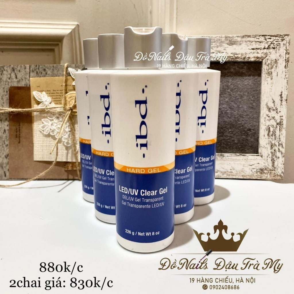 Phụ kiện nail - hũ Gel đắp nối móng IBD Hard Gel