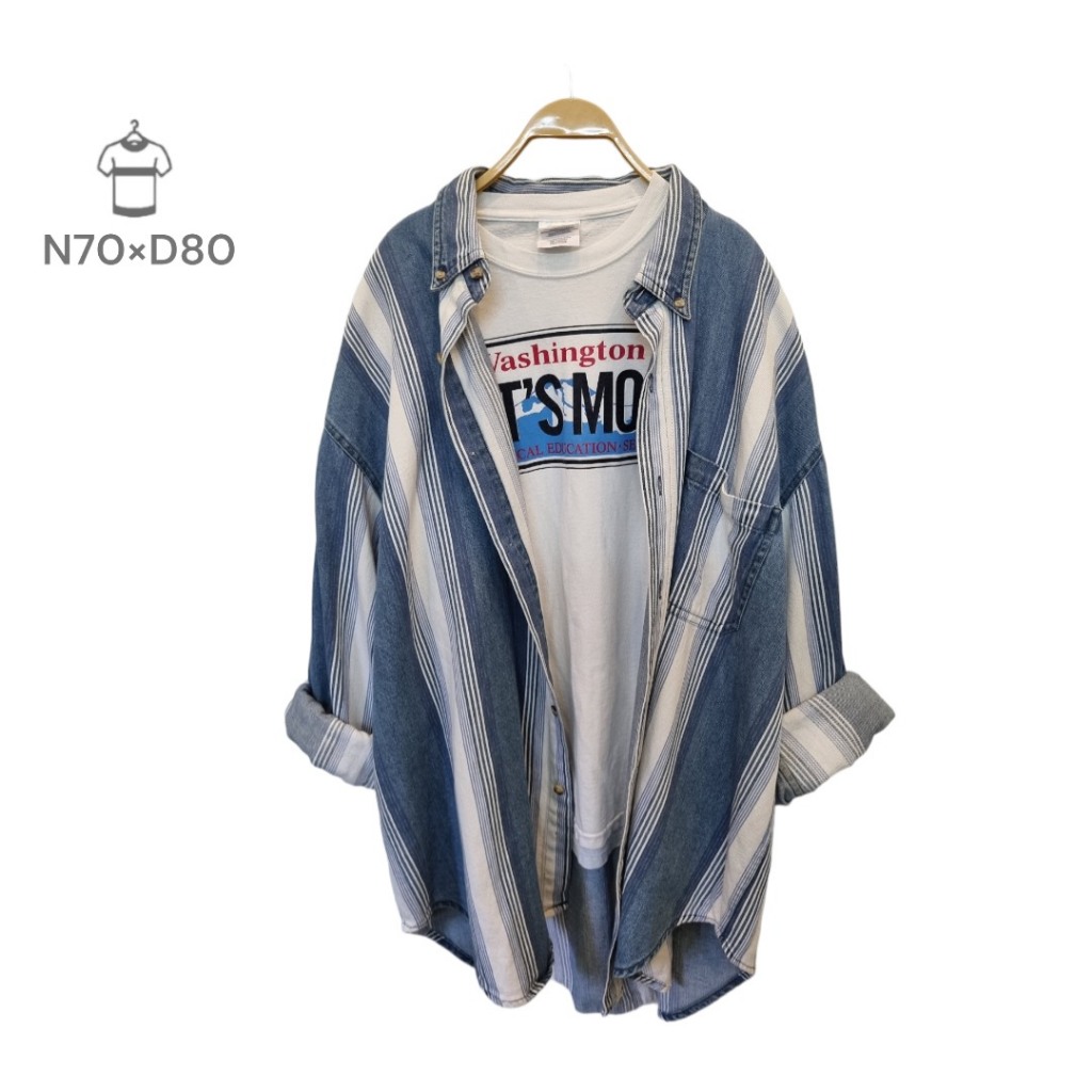 Áo sơ mi Denim 2hand đẹp, áo sơ mi oversize, áo denim dành cho nam nữ hàng xịn giá tốt