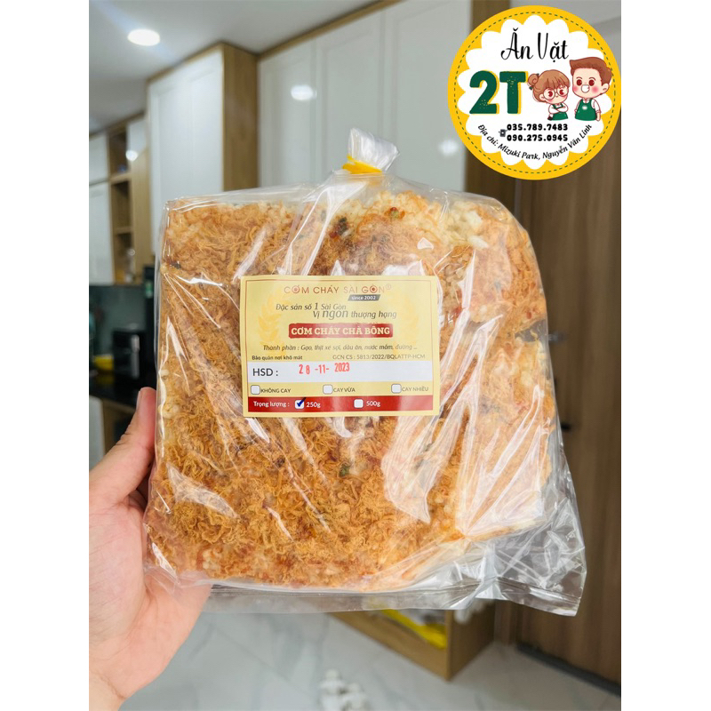 250G - Cơm cháy siêu chà bông Sài Gòn