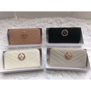 Ví dài nữ lyn da chần viễn xích siêu sang, túi clutch women's wallet bóp nữ