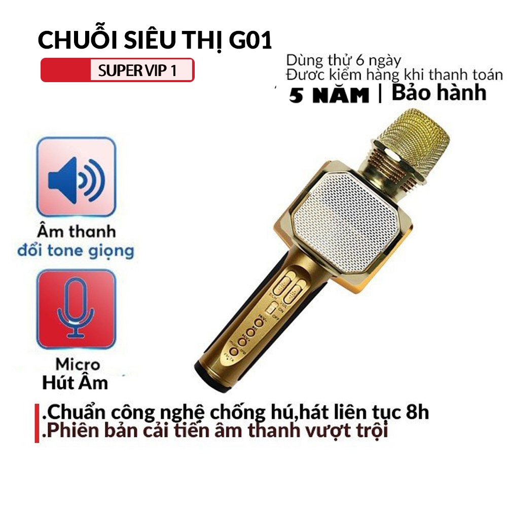MICRO Karaoke bluetooth micro Không Dây SD10 🔥 FREESHIP 🔥 mic Đa Năng chỉnh giọng tích hợp loa - hàng chính hãng