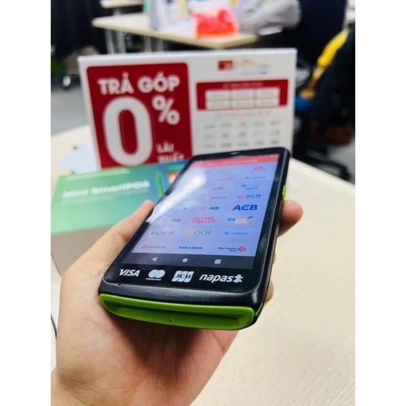 KHU VỰC HCM THANH LÍ MÁY QUẸT THẺ MINI SMARTPOS MẪU MỚI 2022