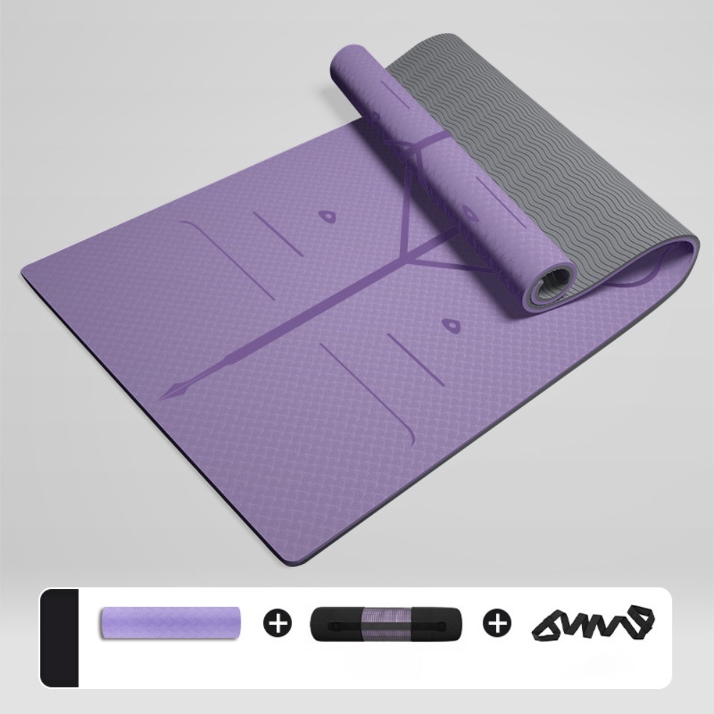 Thảm yoga định tuyến TPE 8mm cao cấp loại 1 và 8mm 2 lớp