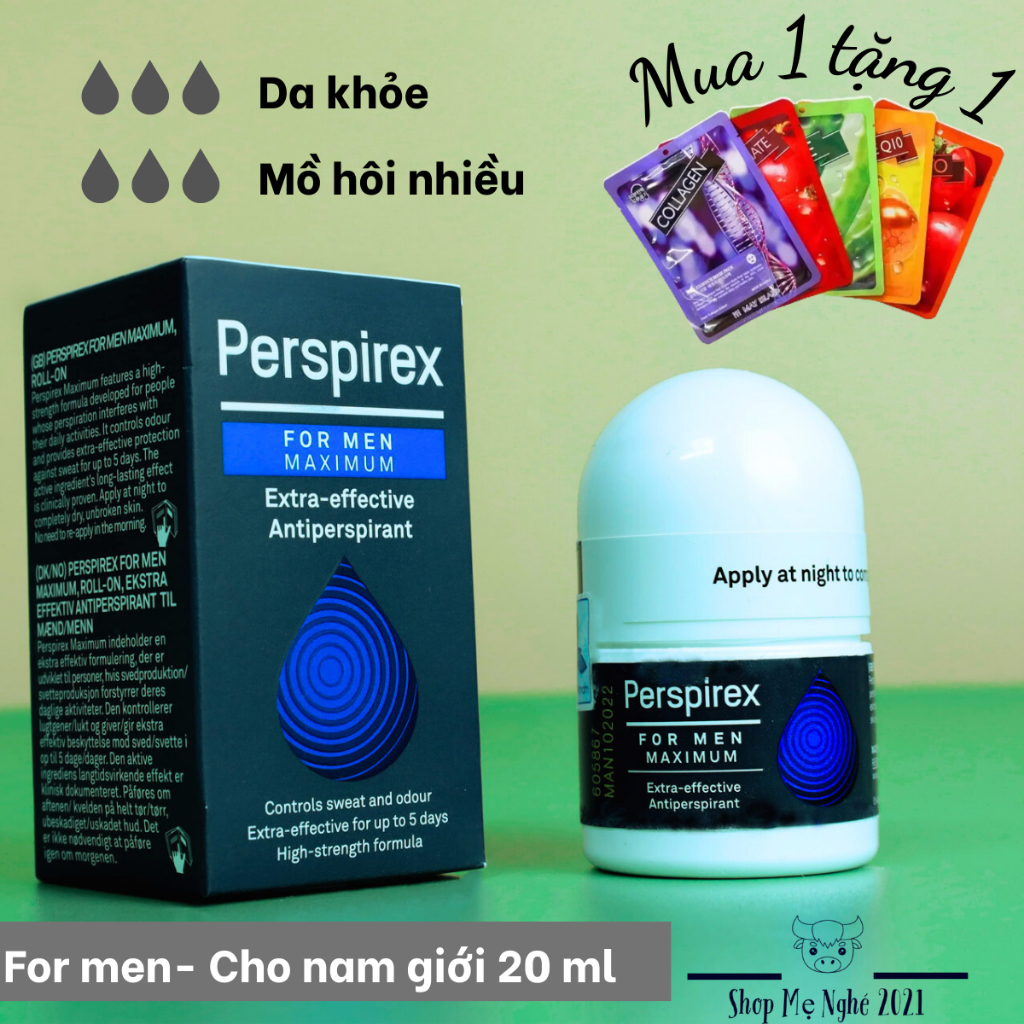 -Lăn nách khử mùi Perspirex Original/Strong/Comfort/For men/Foot