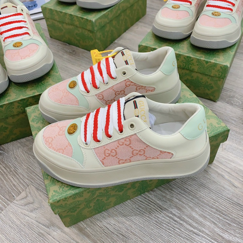 Giày sneaker G.C kem hồng đế cao