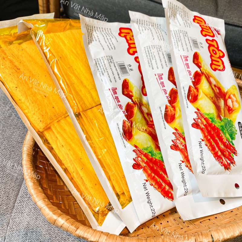 Snack Nem Tôm Thơm Ngon, Giòn Giòn, Cay The