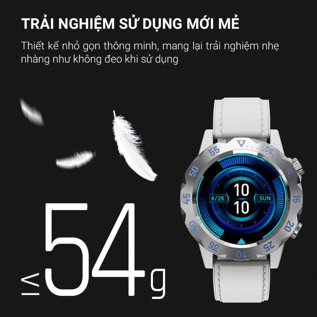 Đồng Hồ Thông Minh KAVVO Oyster Urban | Cổ Điển Cá Tính | Nghe Gọi Bluetooth | Chuẩn Kháng Nước - Kavvo Official