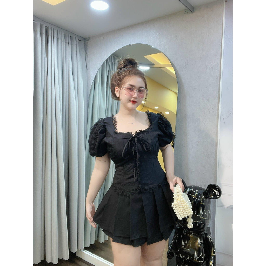 ÁO BIGSIZE TƠ PHỐI REN 60-90KG