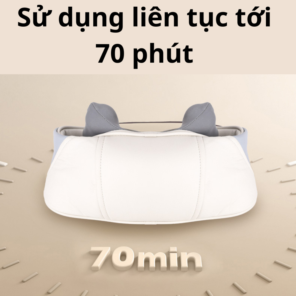 Máy Massage Cổ Vai Gáy Cao Cấp 8D, Nén Nóng Hồng Ngoại Với Tám Điểm Mát Xa Chuyên Sâu, Giảm Đau Mỏi - MAHEE STORE