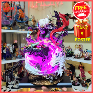 Mô hình Roronoa Zoro Vua địa ngục bọc haki bá vương siêu đẹp cao 22 cm - One Piece ( Tặng Poster )