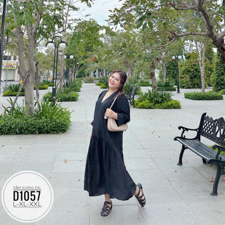 BIGSIZE Đầm suông dài D1057