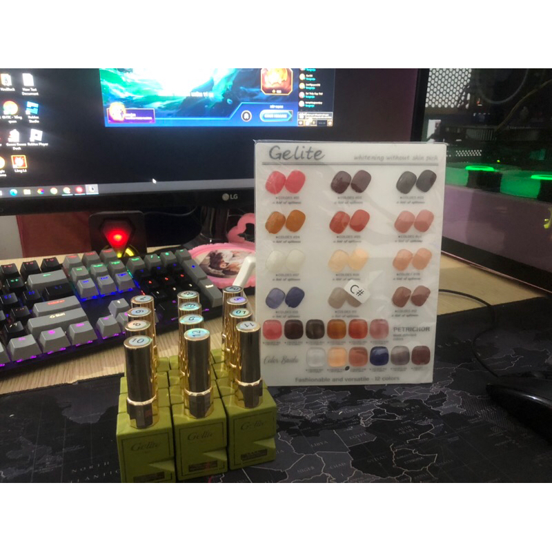 Set sơn 12m hãng GELITE tặng kèm bảng màu