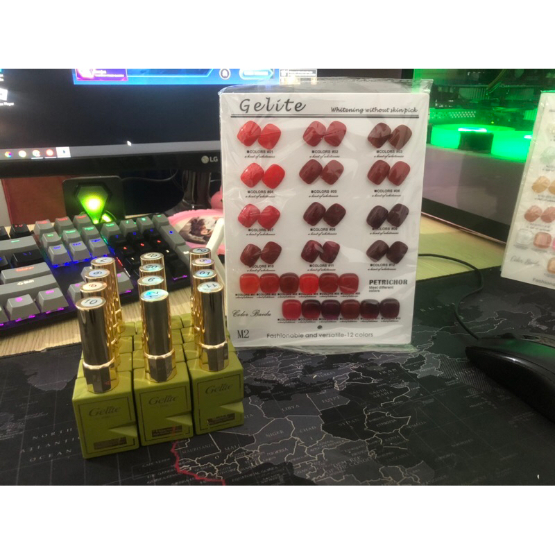 Set sơn 12m hãng GELITE tặng kèm bảng màu