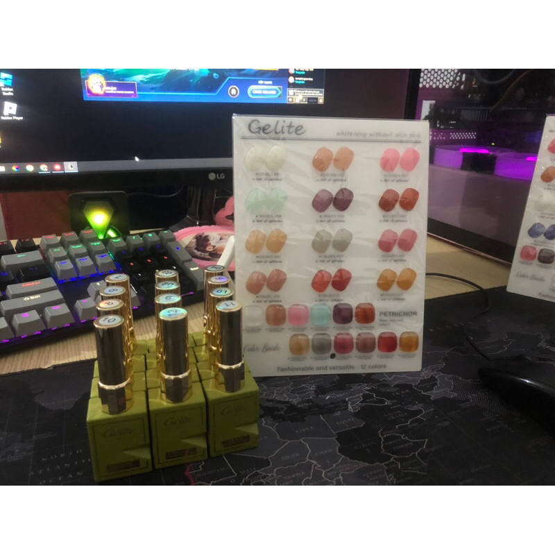 Set sơn 12m hãng GELITE tặng kèm bảng màu