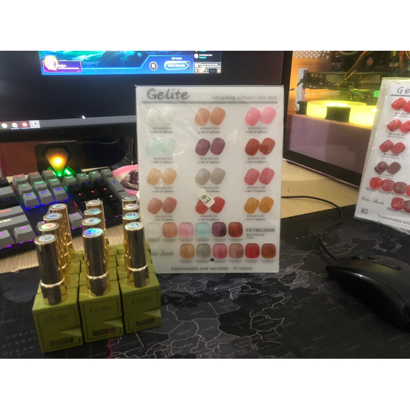 Set sơn 12m hãng GELITE tặng kèm bảng màu