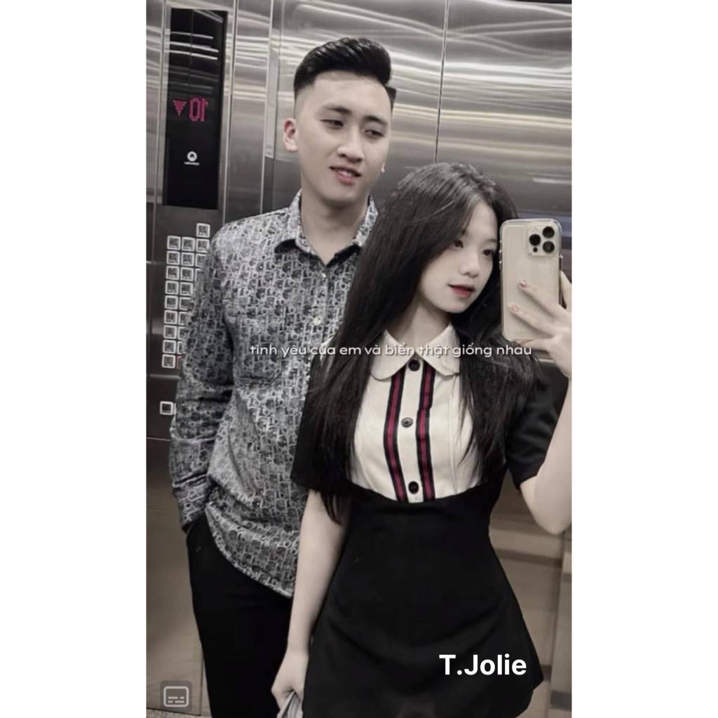 VÁY DÁNG A PHỐI CỔ TIỂU THƯ XINH SANG