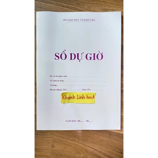 Sách - Sổ dự giờ cấp 2 , 3