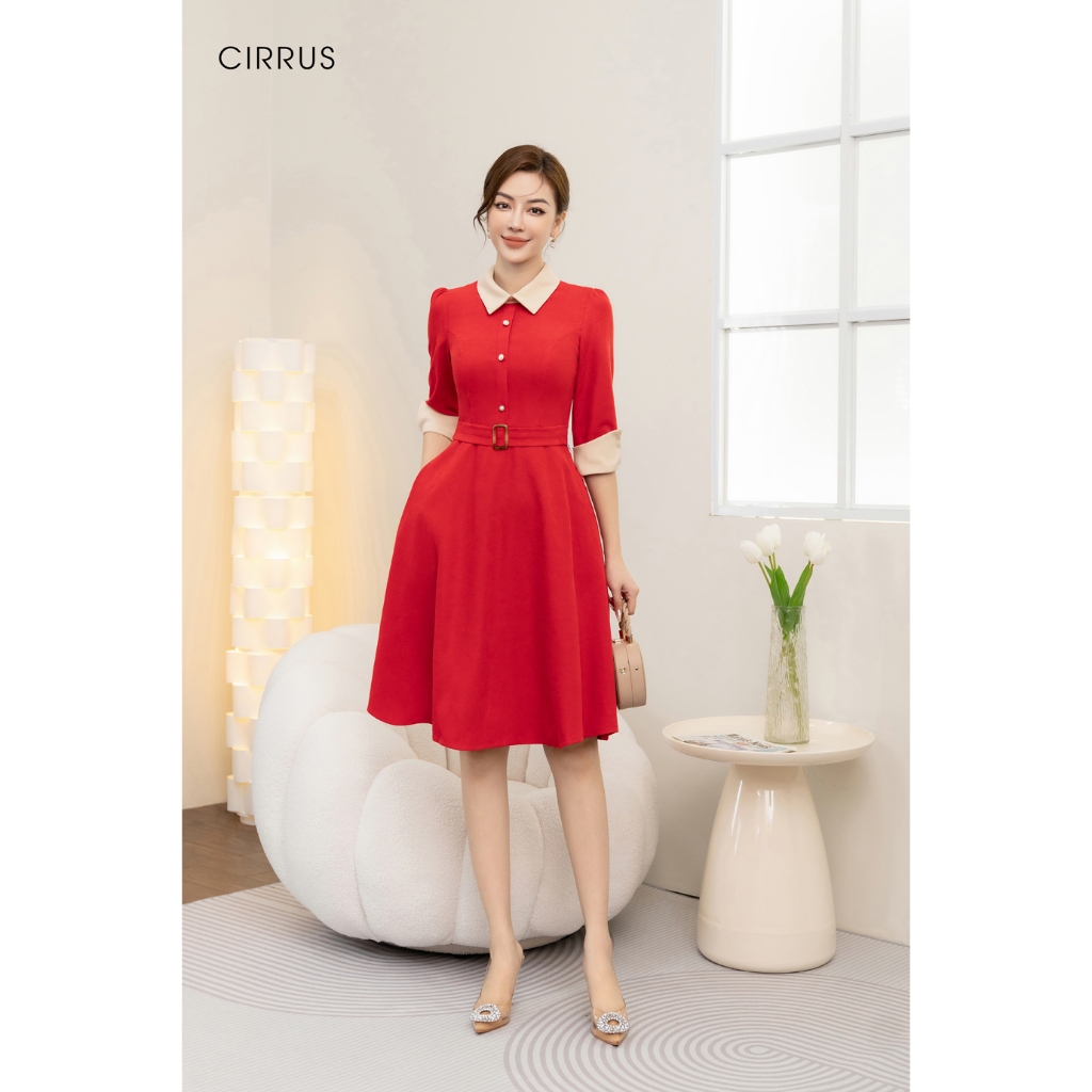 Đầm nhung xòe CIRRUS 231360