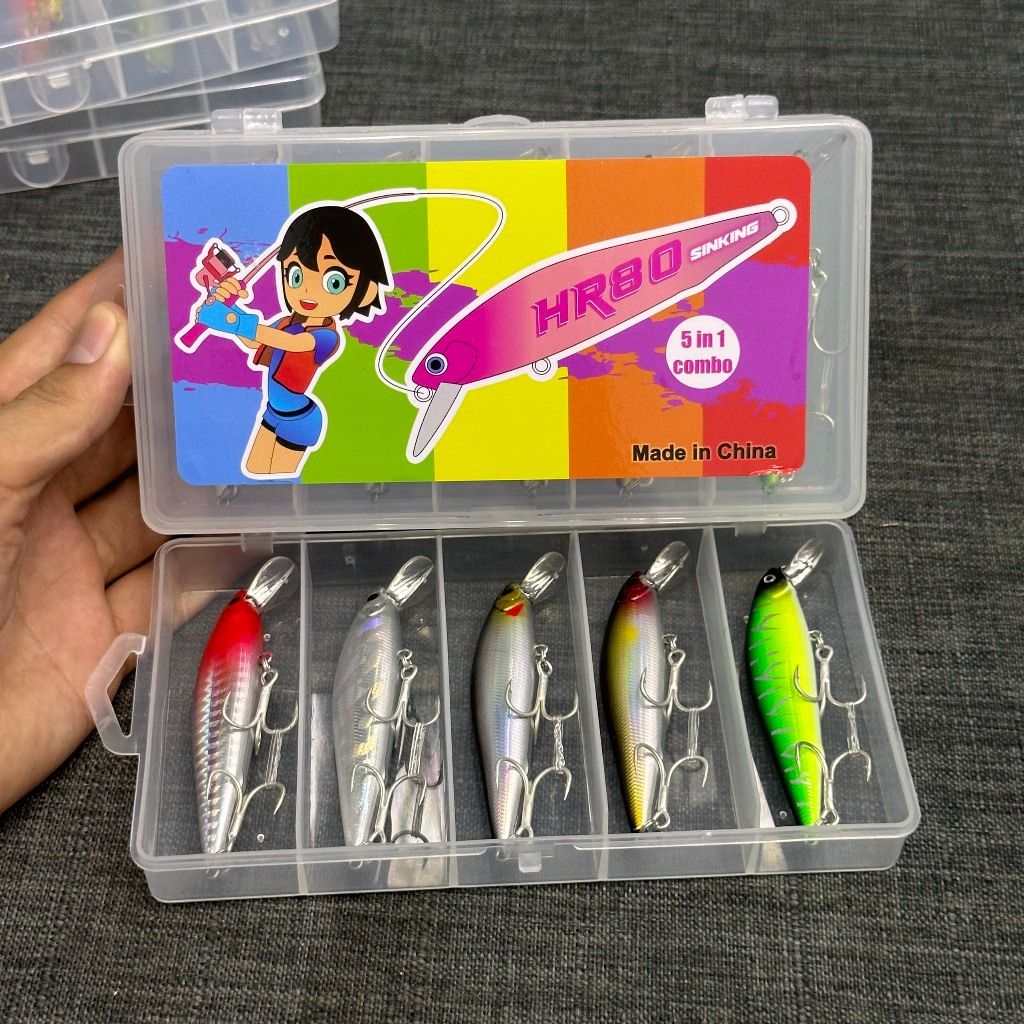 MỒI CÂU CHUYÊN LURE CHẼM MĂNG VƯỢC- COMBO 5IN1 SKINKING