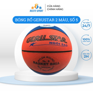 Quả bóng rổ cao su Gerustar 2 màu số 5