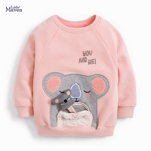 BST Áo Nỉ Hoạ Tiết Đáng Yêu Mẫu Mới 2023 Cho Bé Gái P2 - Jumping Beans Official Store