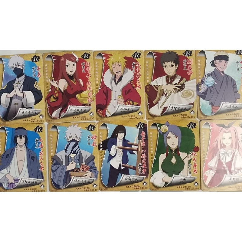 set 28 card naruto du xuân