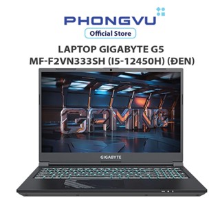 Máy tính xách tay/ Laptop Gigabyte G5 MF-F2VN333SH (i5-12450H) (Đen) - Bảo hành 24 tháng