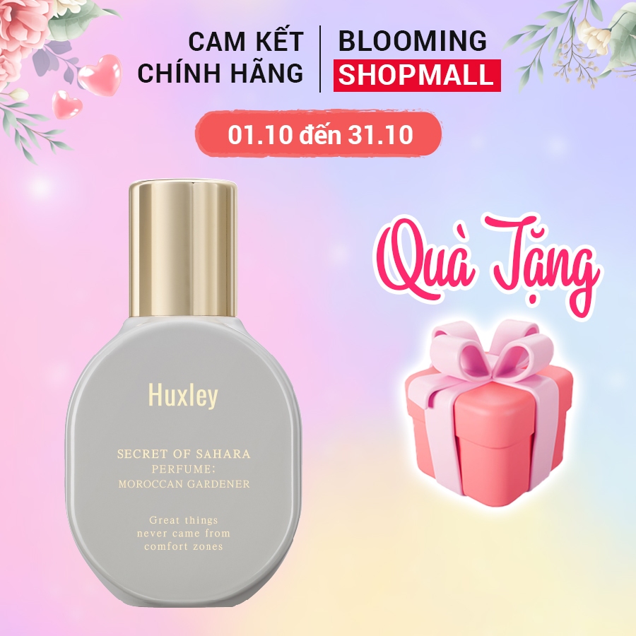 Nước hoa Hàn Quốc Cao Cấp Huxley Perfume Morocan Gardener 15ml/ Lưu Hương: 6-8 tiếng