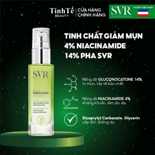 Tinh chất giảm mụn 4% NIACINAMIDE và 14% PHA SVR Sebiaclear Serum 30ml