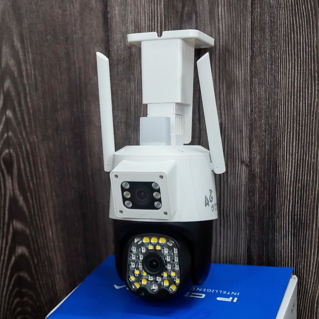 CAMERA SIM 4G 2 MẮT KÉP 5MP, XEM 2 MÀN HÌNH CÙNG LÚC, ĐẦY ĐỦ TÍNH NĂNG, BẢO HÀNH 1 NĂM