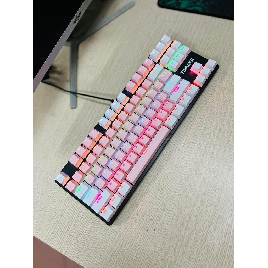 Bàn phím cơ Tomato S87 Blue/Red/Brown tặng 102 keycap  - TTG Shop