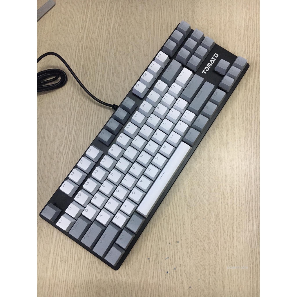 Bàn phím cơ Tomato S87 Blue/Red/Brown tặng 102 keycap  - TTG Shop