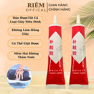 Keo Dán Giày Trong Suốt Siêu Dính Đa Năng Chính Hãng Chuyên Dụng Cho Giày Dép Thể Thao An Toàn Cho Da 60ml RIEM