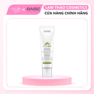 Kem Dưỡng Kiềm Dầu Cho Da Mụn Laboratorios BABE Stop AKN Mattifying Moisturiser