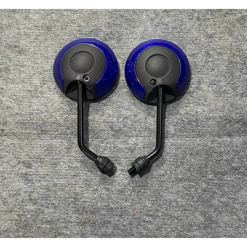 Cặp 2 bên kiếng chiếu hậu Scoopy chân đen ốc 10li thuận, gương xe máy Scoopy, kính tròn Scoopy