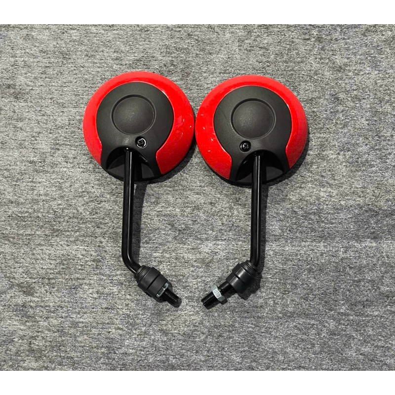 Cặp 2 bên kiếng chiếu hậu Scoopy chân đen ốc 10li thuận, gương xe máy Scoopy, kính tròn Scoopy