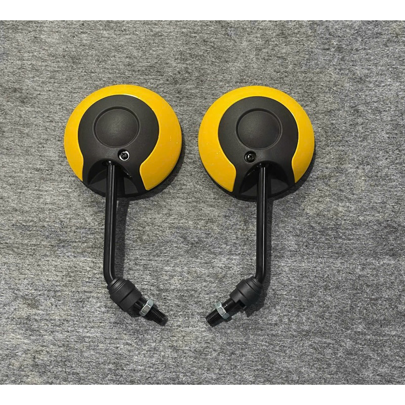 Cặp 2 bên kiếng chiếu hậu Scoopy chân đen ốc 10li thuận, gương xe máy Scoopy, kính tròn Scoopy