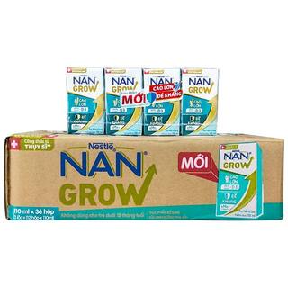 Thùng 36 hộp sữa pha sẵn NESTLE NAN GROW 110ml