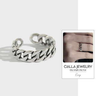 Chain me up 925 silver ring | nhẫn bạc calla jewelry l r043