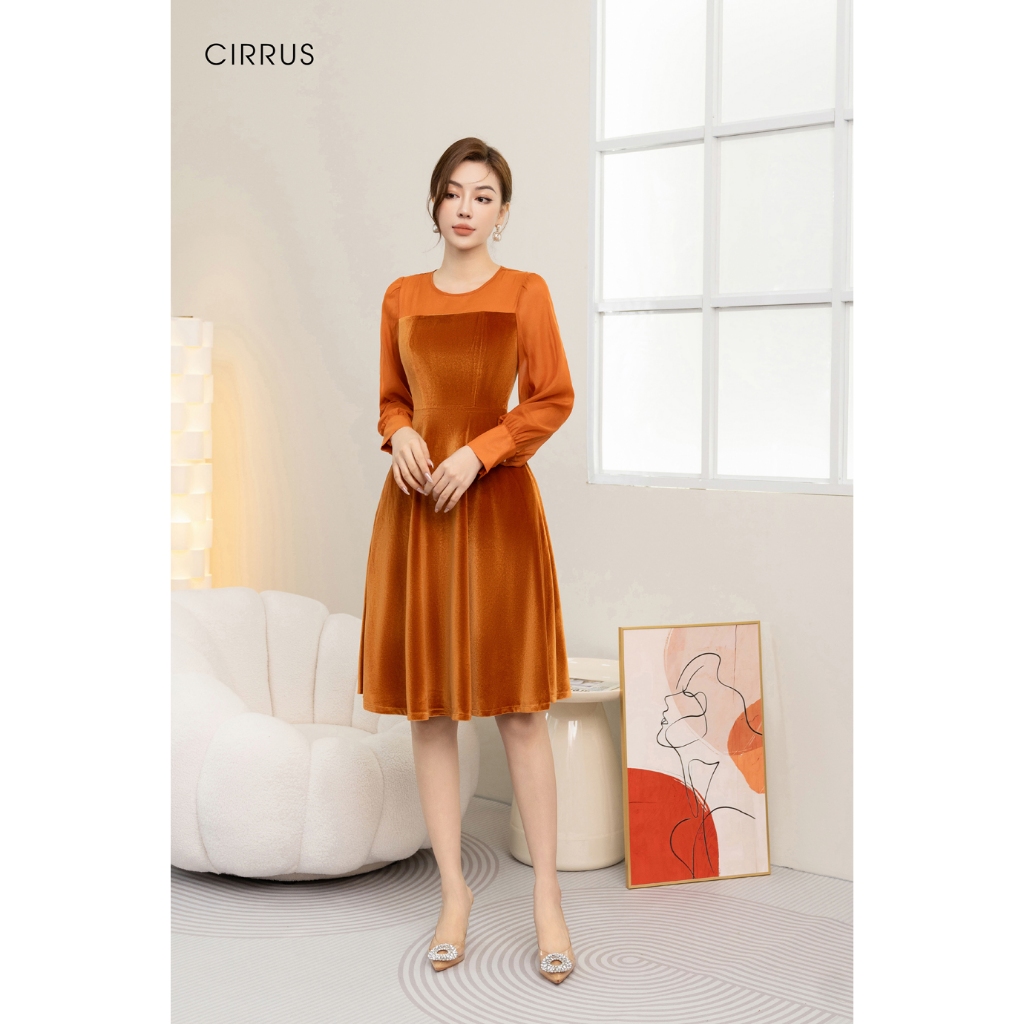 Đầm nhung xòe CIRRUS 231400