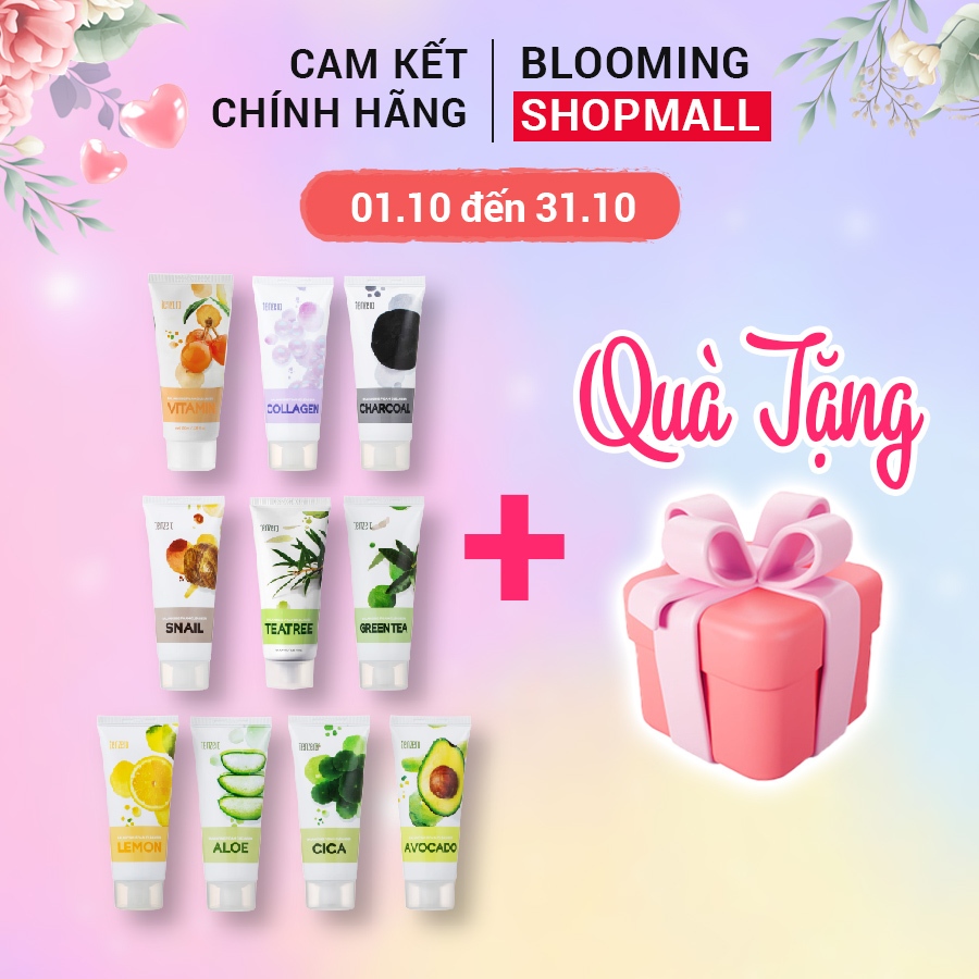 Sữa rửa mặt chiết xuất thiên nhiên Hàn Quốc Tenzero Balancing Foam Cleanser 100ml