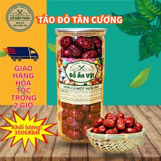 Táo Đỏ Sấy Dẻo Nguyên Trái Tân Cương Lon 350gr [FREE SHIP] TỪ ĐƠN 50K, [Loại Đặc Biệt] Hàng Ngon Nhà Làm