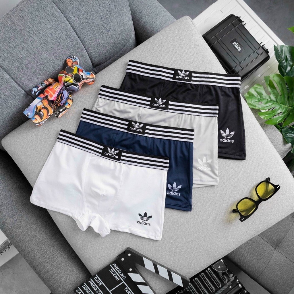 Quần Lót Đùi ADS 3 Lá full màu , các mẫu thun lạnh co giãn 4 chiều size L - 3XL , quần sịp nam màu đẹp - TOMMARY