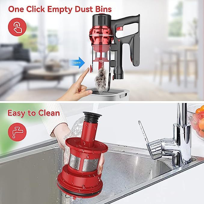 Máy Hút Bụi Không Dây Cao Cấp Cầm Tay Pin Sạc Mini Siêu Mạnh Gia Đình Giường Đệm Sofa Máy Hút Bụi Ô Tô