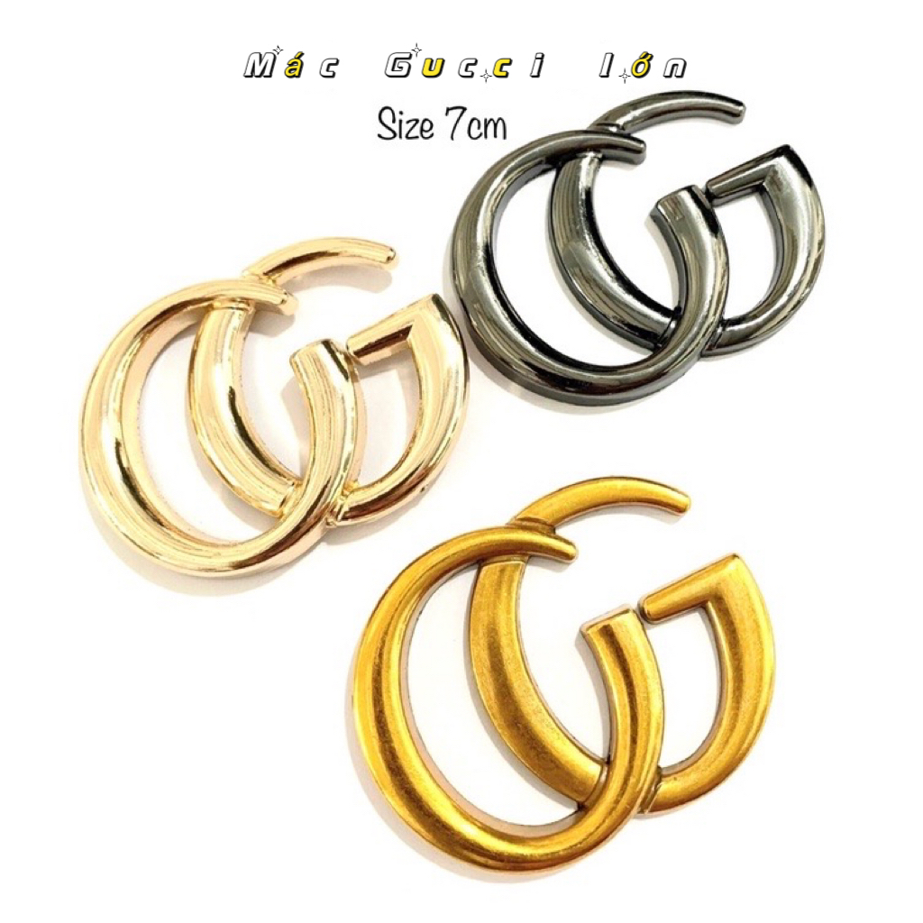 Mác Gucci trang trí túi - ví