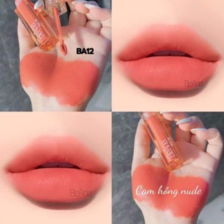 Son cam hồng nude, son cam hồng đào, son cam nude son cam đào, son cam hồng sữa, son kem lì không trôi chính hãng BeAna